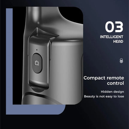 FGCLSY Automatic facial tracking phone holder with remote control and gesture control, 360 ° rotating phone camera holder