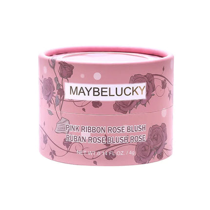 Rare Beauty 3D Petal Rose Blush Shimmer Makeup Highlighter with Real Rose Flower Gift Rubor Forma Rosa long lasting For Women