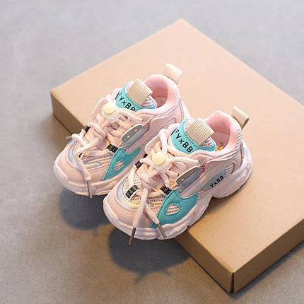 Size 21-36 Baby Toddler Shoes For Boys Girls Breathable Mesh Little Kids Casual Sneakers Non-slip Children Sport Shoes tenis