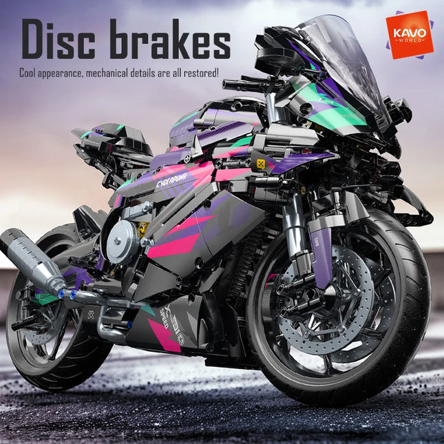 Cyberpunk Moto Blocks / Moto Cyberpunk Blocs