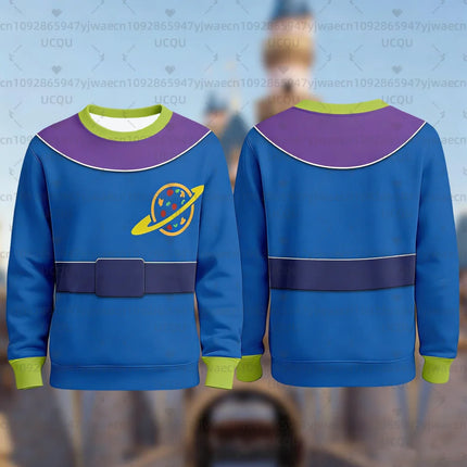 Girl's Boy's Buzz Lightyear Toy Story Alien Jessie Woody Graphic Sweatshirt Casual Pullover Outdoor Adult Kids Parent-child Tops