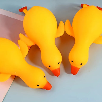 Jumbo Squishy Yellow Duck Fidgets Toys Cute Goose Squeezes Animals Vent Toys Adults Decompression Stretch Toy Friends Best Gift