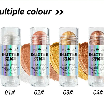 4 Colors Brighten Highlighter Bar Cosmetics Face Contour Bronzer Shimmer Highlighter Stick Body Highlighter Beauty Makeup