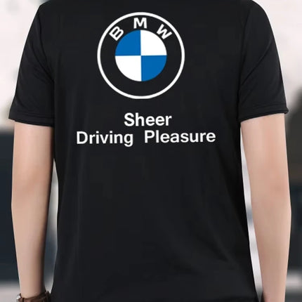 BMW 2025 Summer Men's and Women POLO Shirts Car Club Motorcycle Car Fans Lapel Work Short Sleeve Racing Off-Road Riding T-Shirt
