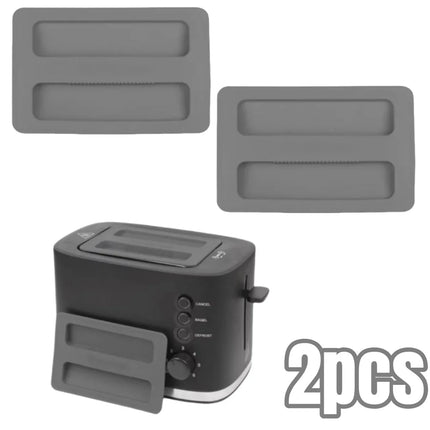 1/2pcs Toaster Dustproof Cover BPA-Free Food-Safe Silicone Toasters Protector Lid for Blocks Dirt Bugs Pet Hair Kitchen Gadgets
