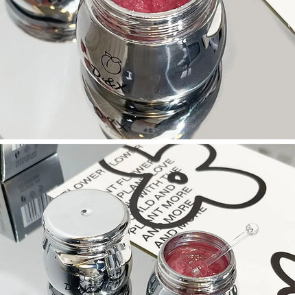 DI&XI small silver jar lip balm moisturizing lip care Dudu jelly lip oil moisturizing before makeup