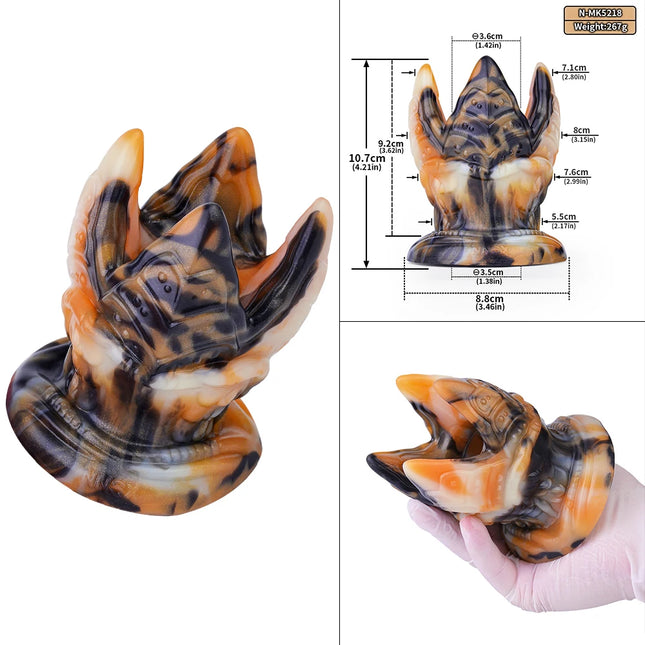 NNSX Hollow Anal Plug with Testicles Butt Plug Vaginal Anal Speculum Fisting BDSM Flirting Sex Toys For Woman Men Couples