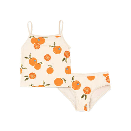 Children's Set 2026 New Spring Summer KS Girls' Split Swimsuit Baby Girl Printed Fashionable One-piece Swimsuit