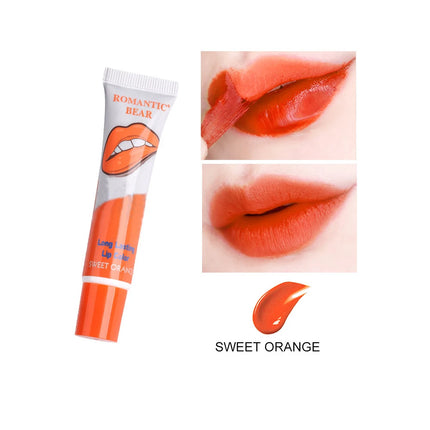 6 Color Lip Gloss Peel-Off Lipstick with Long-Lasting Color, Waterproof Lip Gloss