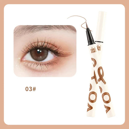 Liquid Aurora Blue Shiny Eye Liner Pen Glitter Phosphorescence Pigment Waterproof Shimmer Sparkling Eyeliners Diamond Eye Makeup
