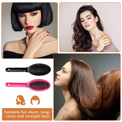 Loop Wig Brush Hair Extension Brush Hair Pieces Toupees Weaves Brush for Brushing Styling Detangling Synthetic Hair Wig Brush