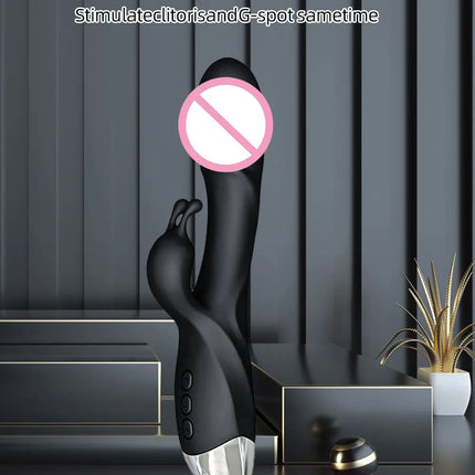 Powerful Rabbit G Spot Vibrator for Women Clit Stimulator Vagina Nipple Massage Female Masturbator Dildo Silent Adults Sex Toy