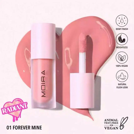 Lightweight And Long-Lasting Blush Liquid Blush Light Long-Lasting Matte Soft Focus Hydrating Lustrous Lips Cheeks Easily Smudge