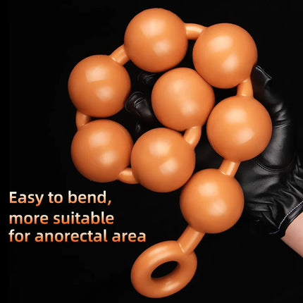 But Plug Silicone Anal Beads Big Anal Plug Tail Anal Big Ball Sextoy Sex Toys Huge Butt Plug Adult Toys Ass Plug