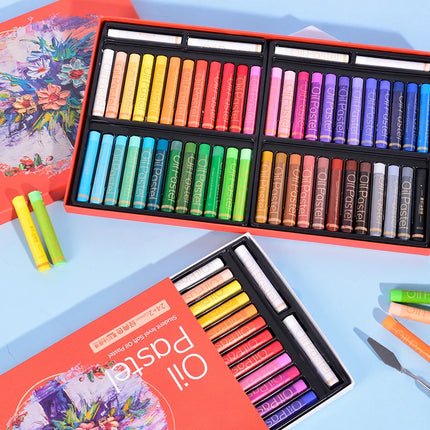Super Soft Oil Pastels  24/36/48 Colors Set Great Blending and Layering Professional Crayons for Art Craft Coloring Sketching