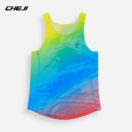 Men Professional Running Vest Tops Speed Sport Fitness Shirts Guys Athlete Track Field Marathon Sleeveless Clothing Quick Drying