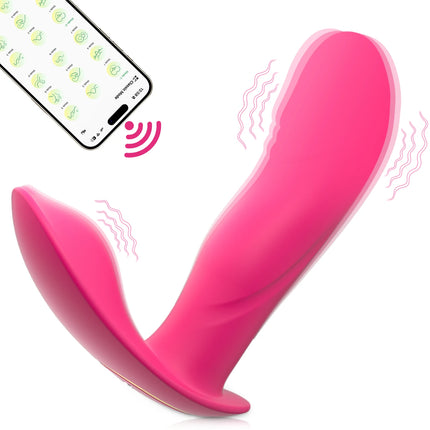Sexy Adult Female APP Bluetooth Control Vagina Vibrator Female Clitoris Stimulator Dildo Vibrator Adult Sex Toys for Women 18