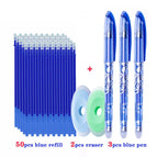 55pcs blue set A / China Mainland