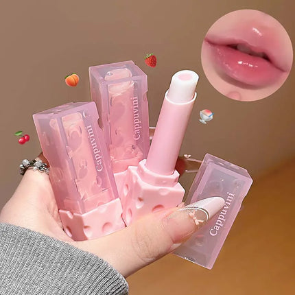 Cheese Lip Balm Set Moisturizing plumps lips reduces lip lines lip care product for smooth lips