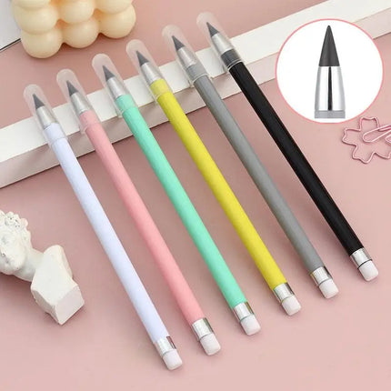 Eternal Pencil Erasable Unlimited Pencil Inkless Art Sketching Writing Hb Drawing Tools Cute Office Stationery Learning Supplies