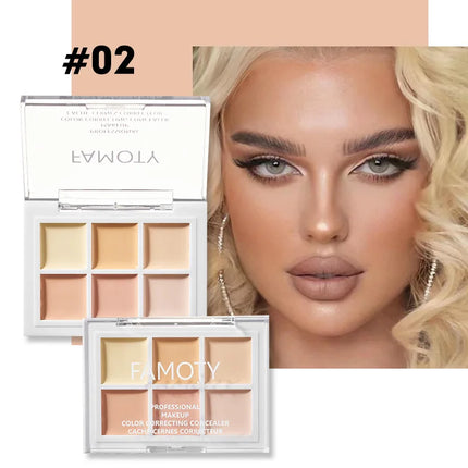 12 Color Concealer Palette Nude Contour Concealer Dark Skin Waterproof Full Coverage Foundation Makeup  Cover Face Foundation