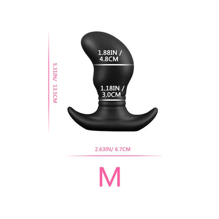Glow in The Dark Colorful Silicone Buttocks Butt Plug Soft Women's Gay Men Prostate Massager