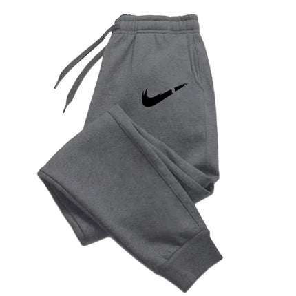 Printed logo pants, men's fashion sport pants, drawstring sport pants, casual loose pants, wholesale sport pants