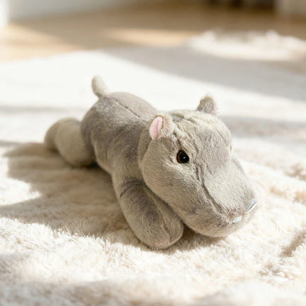 Adorable Laid-Back Animal Plush Toys - Crocodile Axolotl Rhinoceros Fennec Fox Soft Stuffed Toys for Girl Boy Zoo Souvenirs