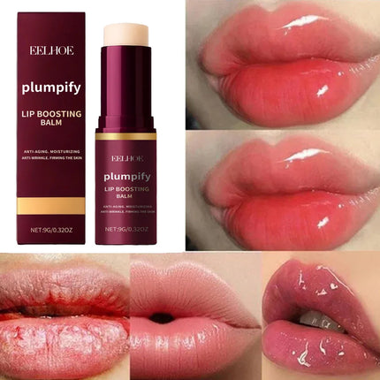 Fast Plumping Lip Balm Moisturizing Soft Lips Skin Plumper Gloss Oil Non-Sticky Daily Care Mask Beauty Makeup Cosmetics Products