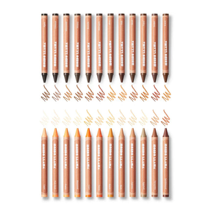 24ct Hues of You Crayons - Multicultural Crayons, School Supplies for Kids, 24 Pack