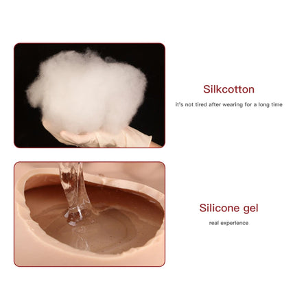 KUMIHO Fake Vagina Breast Form 2TH GEN Silicone Bodysuit D Cup Fake Boobs Silicon Body Transgender Crossdresser Cosplay Shemale