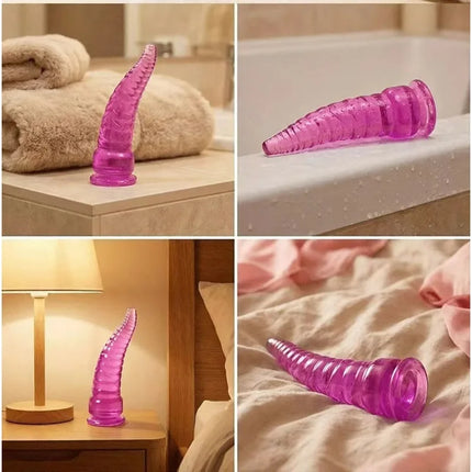 Adults Product  Sex Toys Butt Plug Dildos Anal Expander Octopus Tentacle Dildo Anal G-Spot Butt Dilator with Big Suction Cup 18+