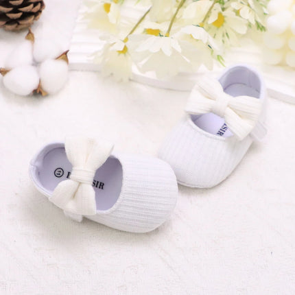 Adorable Bowknot Mary Jane Shoes For Baby Girls - Lightweight, Non-Slip & Soft Flat Sole For Indoor/Outdoor Walking All Year Rou