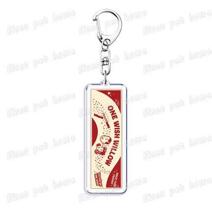 Horror Movie Obsession Keychain for Accessorie Bag Scary One Wish Willow Farming Keyrings Jewelry Friends Nikki Fans Gifts