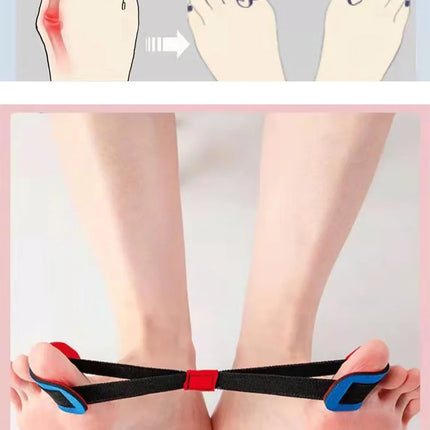 Hallux Valgus Corrector Belt Recovery Training Exerciser Strap Toe Separator Big Toe Stretcher Separator
