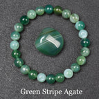 30 Green Agate / 17cm-6.7inch / 6mm beads