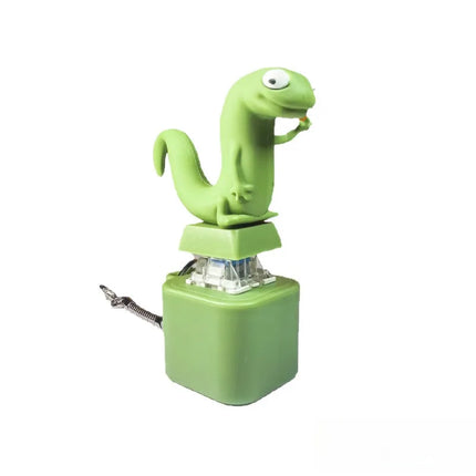 Creative Scream Lizard Chicken Press Button Keychains Sound Light Effects Keychain Adult Bag Hanging Piece Stress-relieving Toy
