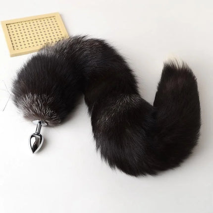 Exotic Anal Sex Toys with 30cm-100cm Separable Fox Tail Metal Butt Plug for Women BDSM Anue Bondage Flirting Sexy Shop