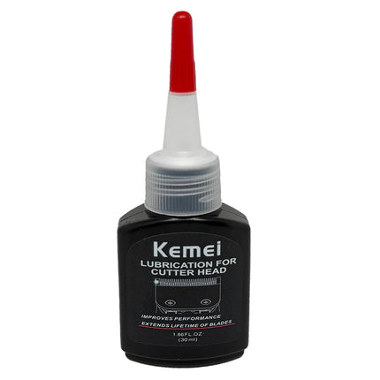 Kemei 55/30ml Professional Hair Clipper Lubricant Oil Blade Maintenance Lube Reduces Noise, Prevents Rust Extends Lifespan