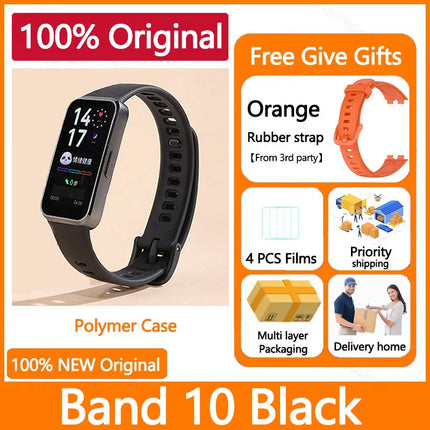 2025 New Original Huawei Band 10 Smartwatch,Compatible with IOS & Android,Sleep Tracking,Health monitor,14 days battery life,