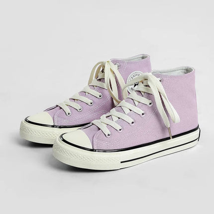 Children's Mid-Top Canvas Shoes Soft Sole Comfortable Casual Children's Shoes Boys and Girls Non-slip Breathable Board Shoes