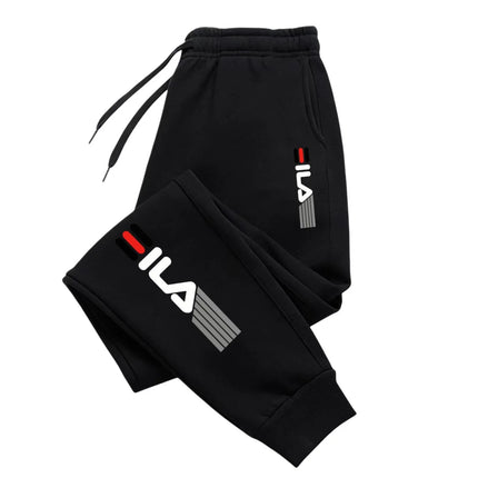 Men's autumn and winter trendy casual pants, jogging pants, elastic waisted sports casual pants, loose fitness sweatpants