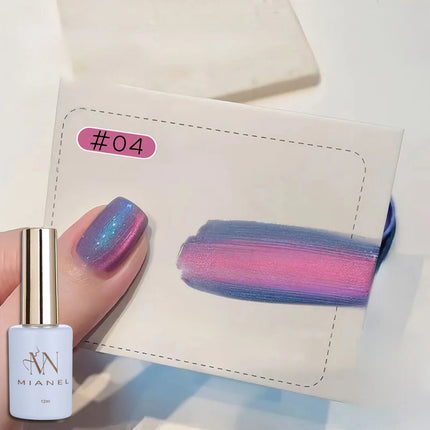 1-6PCS Popular Winter Internet Celebrity Hot-selling Northern Lights Cat Eye Magnet Gel Nail Polish Nail Art Nail Supplies