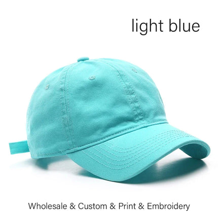 SLECKTON Custom Baseball Cap Fashion DIY Letter Embroidery Hats for Women and Men Cotton Design LOGO Wholesale Unisex Caps