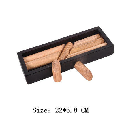 Classic IQ 3D Wooden Puzzle Adults And Kids Casse Tete Baffling Puzzles Headache Brain Development Toys Rompecabezas De Madera