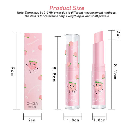 Fruity Color Changing Lip Balm Natural Temperature Change Coloured Lipstick Long Lasting Moisturizing Makeup Cosmetics for Women