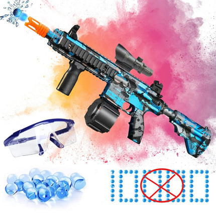 M416 electric pellet ball graffiti air rifle weapon paintball toy gun pneumatic shooting gun adult children's toy