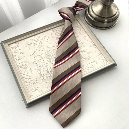 Stripes Squares Small Flowers Various Patterns Fashion Trends Daily Student Uniforms Accessories Ties Personalized Simplicity