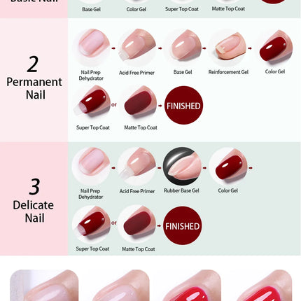 BORN PRETTY 10ml Gel Nail Polish Gel 130 Colors Semi Permanent Solid Nail Gel Varnish Soak Off UV Gel for Base Top Coat