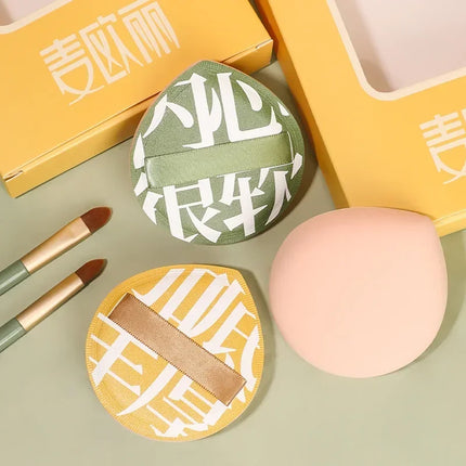10 PCS Super Soft Cosmetics Puffs Set Free Shipping Makeup Sponge Make up for women Powder puff Korean Beauty Tools Accesories